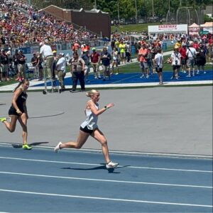 2024 Oskaloosa Girls Track and Field at the Iowa State Girls Girls Track and Field meet. (image provided)