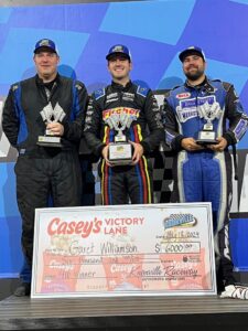 Saturday winners at Knoxville: J Kinder (Pro), Garet Williamson (410), Nate Mills (360)