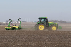 The ideal planting period for both crops has lapsed, and corn is especially at risk for yield losses from further delays. (Photo by Jared Strong/Iowa Capital Dispatch)