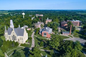Four Cornell College instructors are being treated for injuries after a “serious incident” in a park in Jilin, China. (Photo courtesy of Cornell College)
