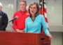 Gov. Kim Reynolds spoke about the state’s flood emergency response and recovery efforts during a news conference at the State Emergency Operations Center in Johnston June 23, 2024. (Photo by Robin Opsahl/Iowa Capital Dispatch)