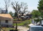 The tornado that hit Greenfield on May 21, 2024 caused extensive property damage in addition to four deaths and dozens of injuries. Recovery efforts were ongoing across the impacted areas. (Photo by Robin Opsahl/Iowa Capital Dispatch)