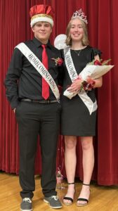 North Mahaska students voted this week and tabbed Trenton Hol and Madison Hol as their 2024 homecoming king and queen. The couple was crowned during the coronation and pep rally held Thursday night.