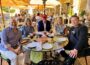 President-elect Donald Trump, center, sits with, left to right, businessman Howard Lutnick; Iowa U.S. Sen. Joni Ernst; Ernst chief of staff Lisa Goeas; and billionaire entrepreneur Elon Musk at Mar-a-Lago, Trump’s Florida estate, last weekend. Ernst gave Musk a letter about suggested cuts in government spending. (Photo courtesy of Ernst’s office)