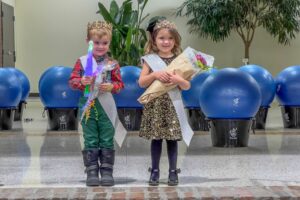 The 2024 Young Ambassador Princess is Halstyn Timm, daughter of Steph and Stew Timm. The Prince is Huk Visser, son of Stephanie and John Visser.