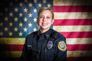 The Oskaloosa Police Department has named Officer Jennifer “Jenna” Arriesgado as its Officer of the Year for 2024