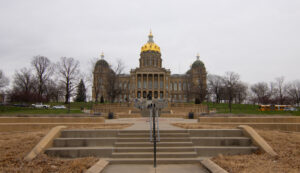  The Iowa Capitol in Des Moines on April 1, 2025. (Photo by Cami Koons/Iowa Capital Dispatch) 