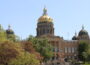 The Iowa Capitol on May 8, 2025. (Photo by Cami Koons/Iowa Capitol Dispatch)
