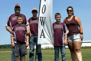 The Roozenboom brothers — Dylan, Dawson, and Daxton along with their parents. (submitted photo)