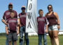 The Roozenboom brothers — Dylan, Dawson, and Daxton along with their parents. (submitted photo)