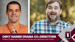 Andy McGuire and Dr. Tim Foster have been named Co-Directors of High School Drama.