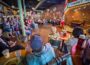 Rob Sand, Iowa’s State Auditor and Democratic candidate for governor, speaks to a crowd at Smokey Row in Oskaloosa during his “100 Town Hall Tour.” Sand outlined his campaign themes of accountability, school funding, and political reform as part of his bid for the 2026 open governor’s race.