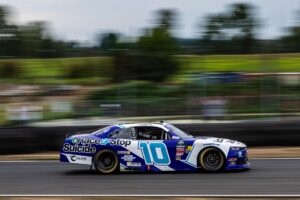 "This was definitely one of our better road-course races. Our No. 10 Race to Stop Suicide Chevy had top-15 speed all day. I made a mistake and had to do a pass-thru, which set us back a bit. I think we maybe could have gotten a top 10 otherwise, but overall not a bad result." - Daniel Dye