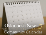 Oskaloosa News Community Calendar