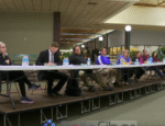 Oskaloosa School Board candidates took part in a forum at Penn Central Mall on Tuesday evening.