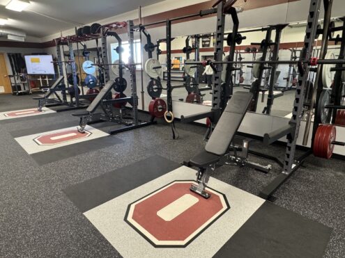 Oskaloosa High School students entered a completely transformed strength and conditioning room this week. The new space features updated equipment, enhanced safety features, and a fresh energy that students and coaches say will have a powerful impact on performance, motivation, and culture. (photo provided)