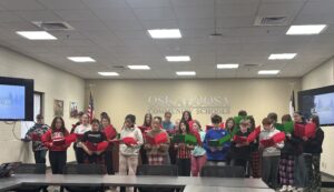 Our 7th and 8th Grade OMS Choir and friends spread holiday cheer throughout the community by caroling at local nursing homes, Oskaloosa Elementary School, the Preschool, and the Central Office. 🎶 Their voices brought joy to each stop, and the meaningful connections they made with nursing home residents were especially memorable. It was a wonderful reminder of the power of music to bring people together and brighten hearts.