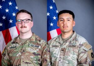  Iowa National Guard Sgts. William Nathaniel Howard and Edgar Brian Torres-Tovar were killed in an attack in Syria Dec. 13, 2025. (Photo via Iowa National Guard)