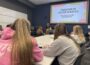 High school female athletes from schools across the region take part in breakout sessions during the Female Athlete Summit in Oskaloosa, collaborating, learning, and connecting with peers in a day focused on leadership, confidence, and growth.