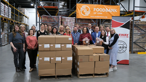 Fareway Stores, Inc. today announced a major donation of hams to support families served by three key hunger‑relief partners: Food Bank of Iowa, Food Bank of Siouxland, and River Bend Food Bank. The donation event took place earlier today, reinforcing Fareway’s continued commitment to nourishing communities across its service region. The contribution will help thousands of families struggling with food insecurity, providing high‑quality protein—a critical but often scarce item for many households.
