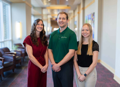 Mahaska Health Weight Loss Clinic Providers, from left to right, Tara Stout, DNP, ARNP-BC, Mark Zachajasz, MD, and Makayla Leathers, PA-C.