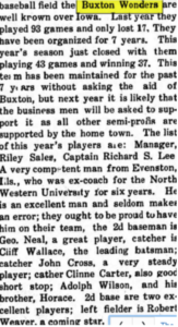 Buxton Wonders description (DM Bystander 11/4/1910)