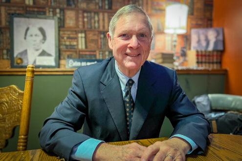 Former Iowa Governor and now Chief Executive Officer (CEO) of the World Food Prize Foundation Tom Vilsack sat down with Oskaloosa News at Bridget's Public House on Friday to talk about food security.