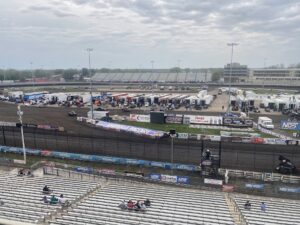 Practice night at the Knoxville Raceway. (photo submitted)