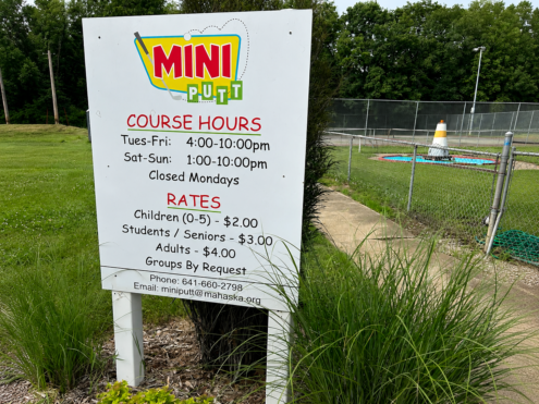 Oskaloosa Mini Putt, located at the former Vennard campus in University Park, is scheduled to open May 22 at 4 p.m. for the 2026 season. (file photo)