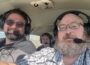 From left to right, Jeff and Elizabeth Jorgensen, and Ken Allsup with Oskaloosa News on a recent flight over Pella and Oskaloosa Iowa.
