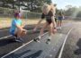 Students take part in speed, agility, jumping and explosiveness testing during the district’s youth combine, which gave athletes in grades 7-12 an opportunity to measure their progress and showcase the work they put in throughout the summer training program.