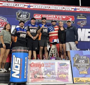 Tyler Courtney Supplies the Fireworks on 4th of July at Knoxville