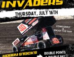 he Southern Iowa Speedway in Oskaloosa is up next for the Mohrfeld Solar Sprint Invaders. The event, on Thursday, July 16, will be held as part of the Southern Iowa Fair.