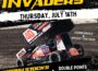 he Southern Iowa Speedway in Oskaloosa is up next for the Mohrfeld Solar Sprint Invaders. The event, on Thursday, July 16, will be held as part of the Southern Iowa Fair.