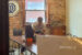 Iowa Auditor Rob Sand in a quiet moment before speaking with the media at his town hall stop in Oskaloosa this week.