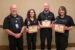 Pictured from left: Mike Lang, Mahaska Health Emergency Services Director; Mahaska Health paramedics Angie Goemaat, Rob Forschler and Shannon Smith.