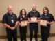 Pictured from left: Mike Lang, Mahaska Health Emergency Services Director; Mahaska Health paramedics Angie Goemaat, Rob Forschler and Shannon Smith.