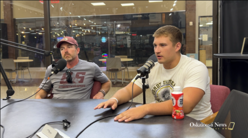 Oskaloosa Brett Doud and incoming senior Grady Kennedy talked about the strength and conditioning program in the Oskaloosa School District.