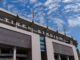 Clouds pass over Tiger Stadium on March 20, 2023, on Louisiana State University’s campus in Baton Rouge (Matthew Perschall/Louisiana Illuminator)