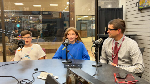 Members of the Oskaloosa Middle School stopped by the Oskaloosa News Studio to talk about the transition to the middle school building.