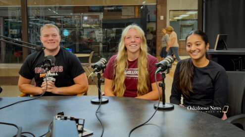 Student Council members Jonah DeVore, Ireland McGraw, and Vani Patel sat down in the Oskaloosa News Studio to talk about the OHS Student Council participation in the upcoming 9/11 Ceremony.