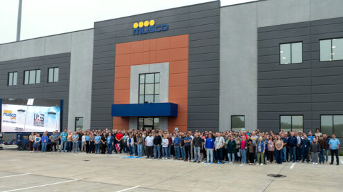 Musco recently opened its newest product testing facility, a 30,000-square-foot building, located at 601 First Avenue West in Oskaloosa. It expands Musco’s ability to design, test, and support innovative lighting solutions for customers around the world.