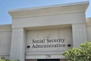  The Social Security Administration field office in Whitehall, Ohio. (Photo by Marty Schladen/Ohio Capital Journal.)