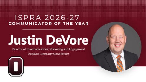 Justin DeVore Honored (image provided)