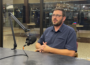Ben Wilker in the Oskaloosa News studio.