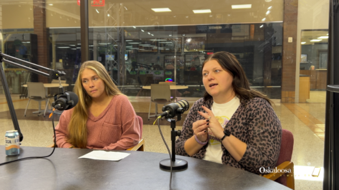 Lindsey Holmburg and Makenzie Burk from MCRF visited the Oskaloosa News studio to talk about how the trail began